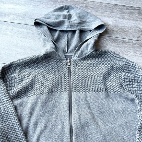 Armani Exchange Pure Cotton Hooded Cardigan Sweater - Picture 5 of 16